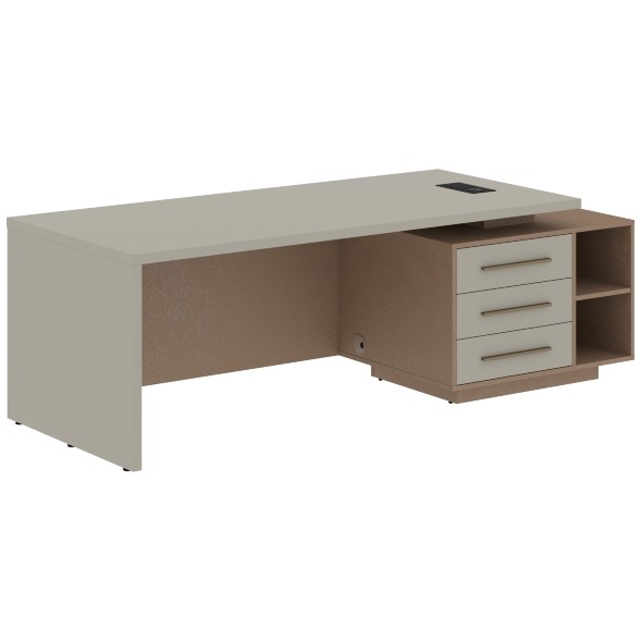 Стол руководителя с тумбой VCT 2390(R) 2300х900х750 VELION