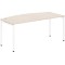 Стол руководителя XSET 189 Бук Тиара/Белый 1800х914х750 XTEN-S