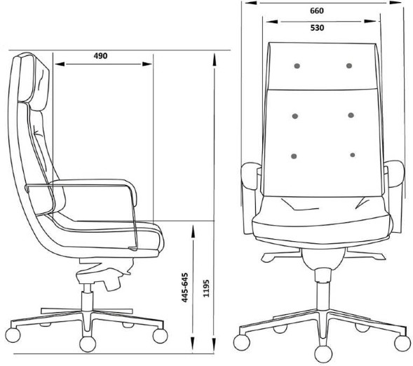 Кресло руководителя БЮРОКРАТ _DAO