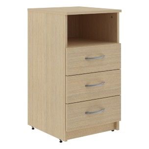 Тумба приставная SC-3D.1A Дуб Сонома светлый 407х450х760 SIMPLE