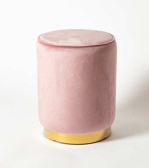 Пуф Shell с круглым основание цвет золото