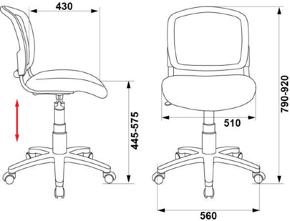 КРЕСЛО ДЕТСКОЕ БЮРОКРАТ CH-296NX/GRAFFITY