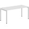 Стол прямой XSST 167 Белый/Алюминий 1600х700х750 XTEN-S