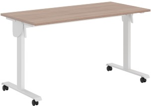 Стол складной CST 1365 Ясень Шимо/Белый 1350х650х750 IMAGO MOBILE LITE