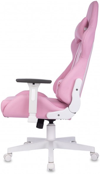 Кресло игровое Zombie Neo белый эко.кожа крестов. пластик пластик белый