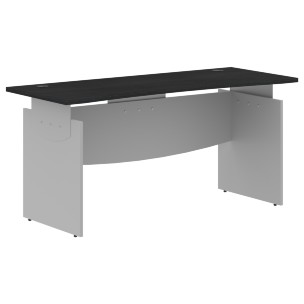 Стол письменный эргономичный OST 167 Венги Магия/Металлик 1600х640х750 OFFIX NEW