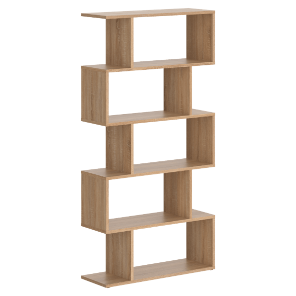 Стеллаж SH 7346 Дуб Сонома светлый 730х250х1416 COMP