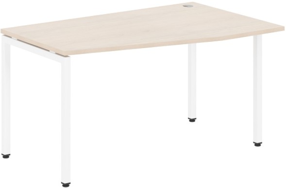 Стол эргономичный XSCT 149(R) Бук Тиара/Белый 1400х900х750 XTEN-S