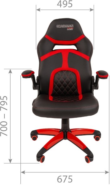 Кресло геймерское CHAIRMAN GAME 18