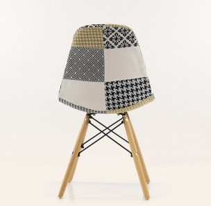 Стул Style DSW Patchwork трехцветный