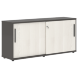 Шкаф низкий с дверьми купе ELC 1643 1606х430х750 EDIS