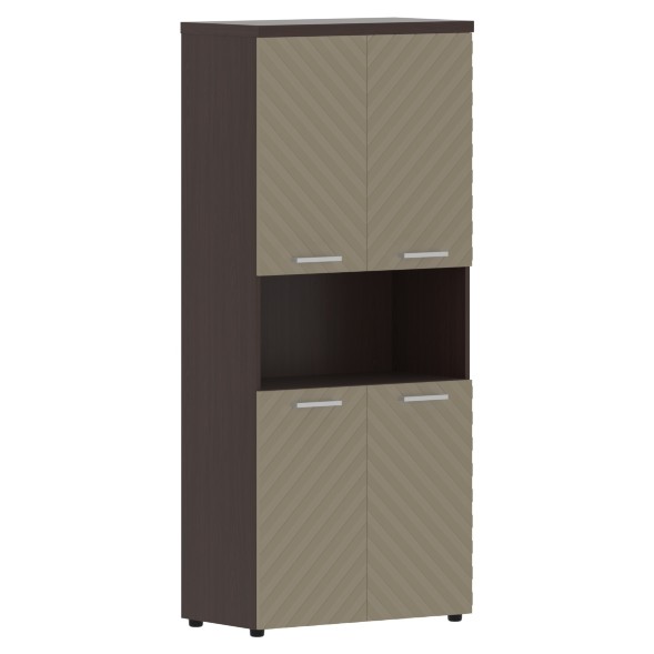 Шкаф с комплектами малых дверей и топом TLHC 85.4 856х450х1968 TORR LUX