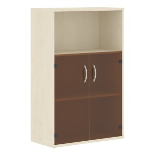 Шкаф с малыми стеклянными дверьми СТ-2.2 770х365х1200 IMAGO