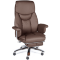 Кресло руководителя Парламент тёмно-коричневая кожа