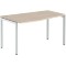 Стол эргономичный XSCT 149(L) Бук Тиара/Алюминий 1400х900х750