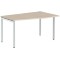 Стол эргономичный XSCT 149(R) Бук Тиара/Алюминий 1400х900х750 XTEN-S