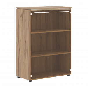 Шкаф со стеклянными дверьми MMC 85.2 854х423х1188 MORRIS TREND