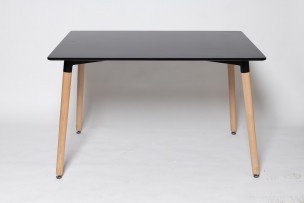 Стол Oslo Rectangle BK, 120х80 см