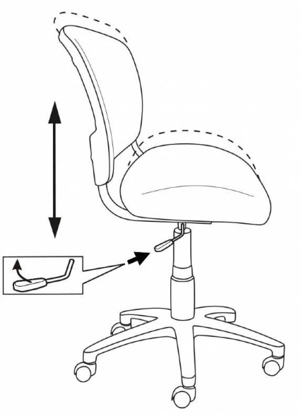 Кресло детское Бюрократ CH-W296NX