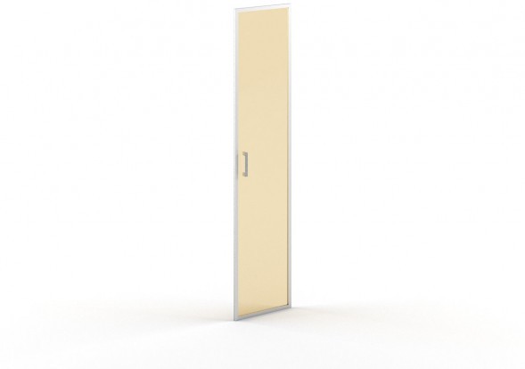 Дверь стеклянная в AL- рамке B 532 420*22*1900 Матовое