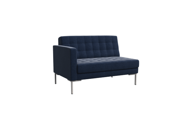 Forest Секция с подлокотником двухместная FR-SP-02 (R) 1270*800*840